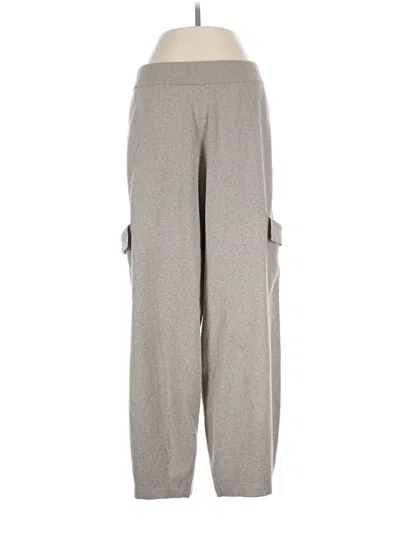 Pre-owned Halogen Casual Pants In Gray