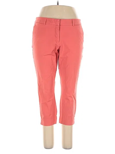 Pre-owned Halogen Casual Pants In Pink
