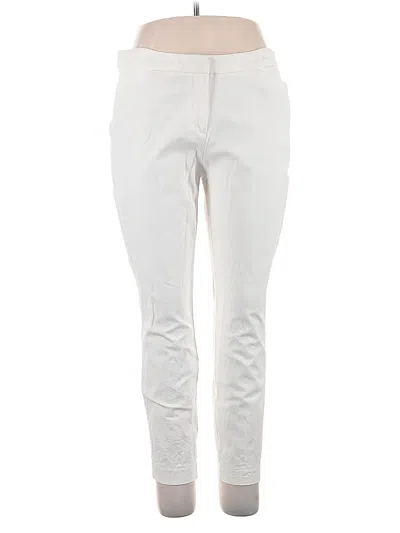 Pre-owned Halogen Casual Pants In White