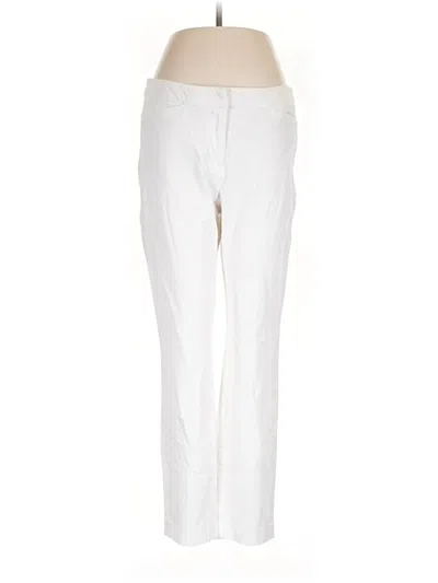 Pre-owned Halogen Casual Pants In White
