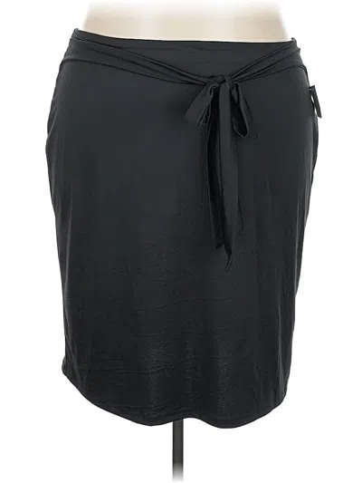 Pre-owned Halogen Casual Skirt In Black