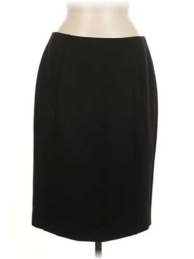 Pre-owned Halogen Casual Skirt In Black
