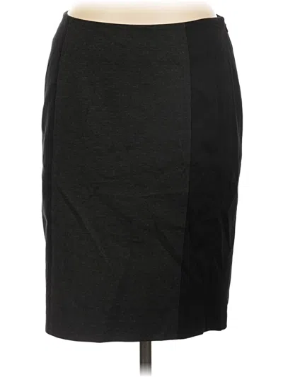 Pre-owned Halogen Casual Skirt In Black
