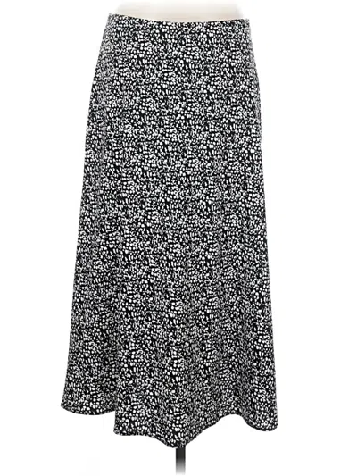 Pre-owned Halogen Casual Skirt In Black