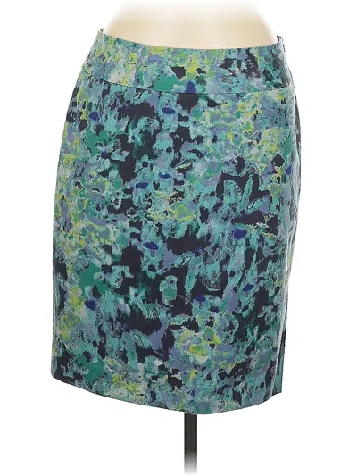 Pre-owned Halogen Casual Skirt In Blue