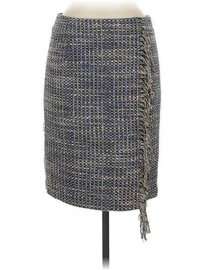 Pre-owned Halogen Casual Skirt In Blue