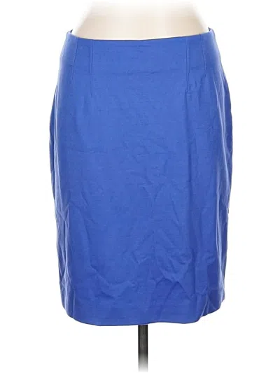 Pre-owned Halogen Casual Skirt In Blue