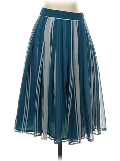 Pre-owned Halogen Casual Skirt In Blue