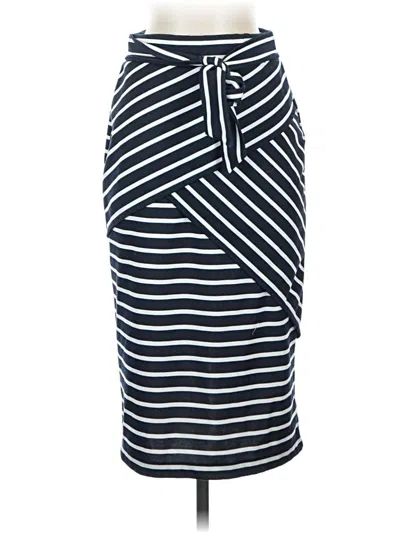 Pre-owned Halogen Casual Skirt In Blue