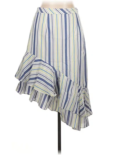 Pre-owned Halogen Casual Skirt In Blue