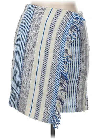 Pre-owned Halogen Casual Skirt In Blue