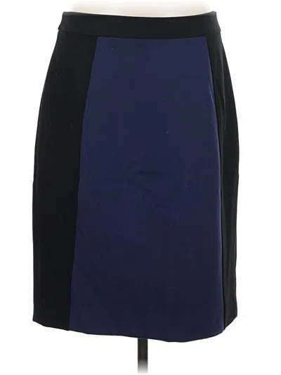 Pre-owned Halogen Casual Skirt In Blue