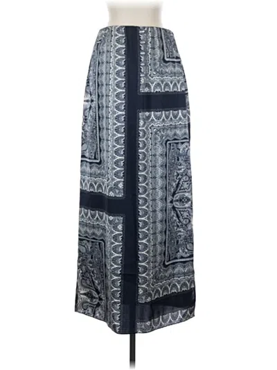 Pre-owned Halogen Casual Skirt In Blue