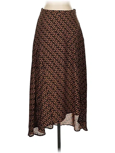 Pre-owned Halogen Casual Skirt In Brown