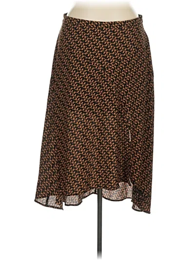 Pre-owned Halogen Casual Skirt In Brown