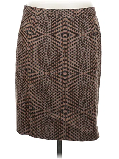 Pre-owned Halogen Casual Skirt In Brown