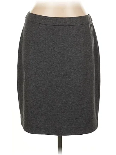 Pre-owned Halogen Casual Skirt In Gray