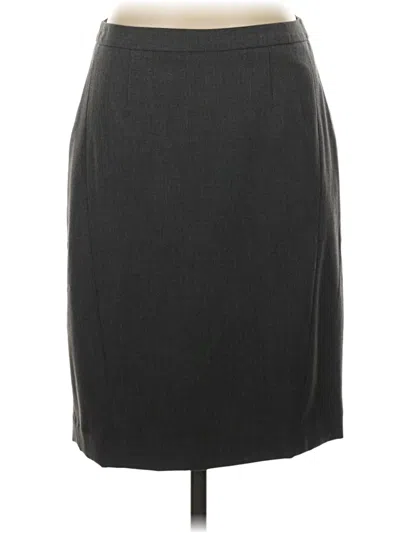Pre-owned Halogen Casual Skirt In Gray