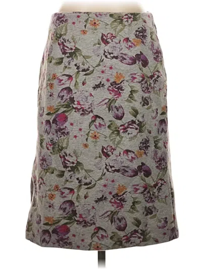 Pre-owned Halogen Casual Skirt In Gray