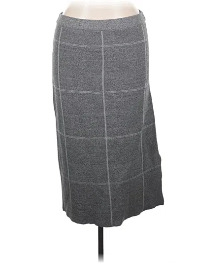 Pre-owned Halogen Casual Skirt In Gray