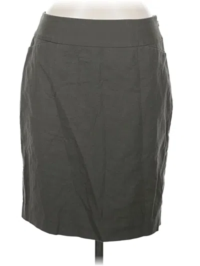 Pre-owned Halogen Casual Skirt In Gray