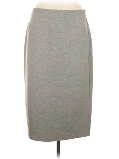 Pre-owned Halogen Casual Skirt In Gray