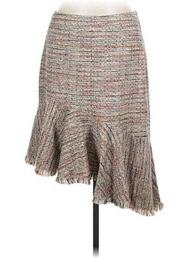 Pre-owned Halogen Casual Skirt In Gray