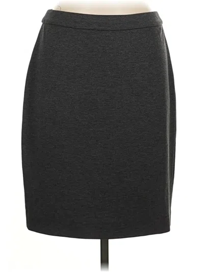 Pre-owned Halogen Casual Skirt In Gray