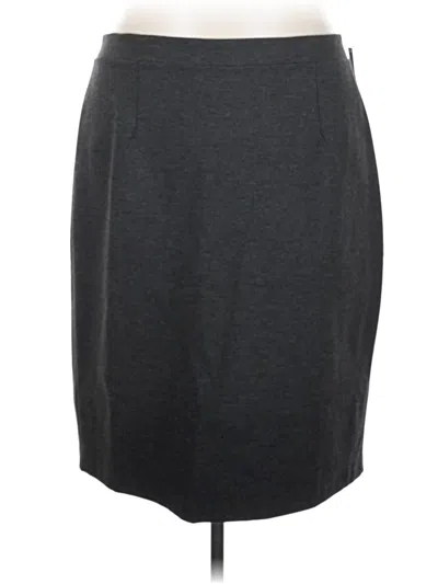 Pre-owned Halogen Casual Skirt In Gray