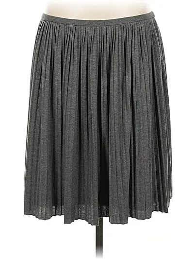 Pre-owned Halogen Casual Skirt In Gray