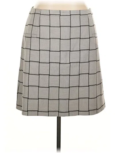 Pre-owned Halogen Casual Skirt In Gray
