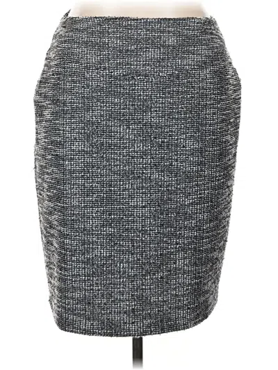 Pre-owned Halogen Casual Skirt In Gray