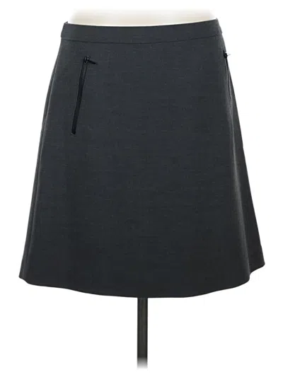 Pre-owned Halogen Casual Skirt In Gray