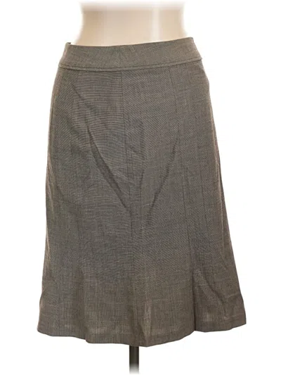 Pre-owned Halogen Casual Skirt In Gray