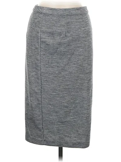 Pre-owned Halogen Casual Skirt In Gray