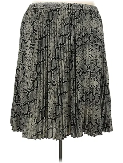 Pre-owned Halogen Casual Skirt In Gray