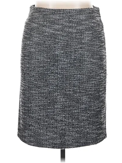 Pre-owned Halogen Casual Skirt In Gray