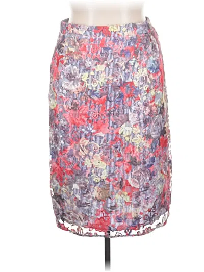 Pre-owned Halogen Casual Skirt In Red