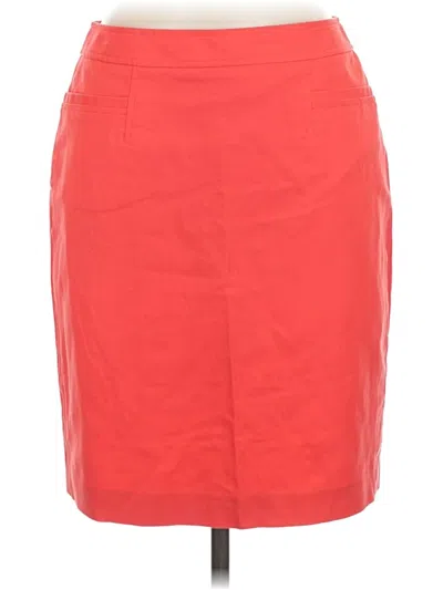 Pre-owned Halogen Casual Skirt In Red