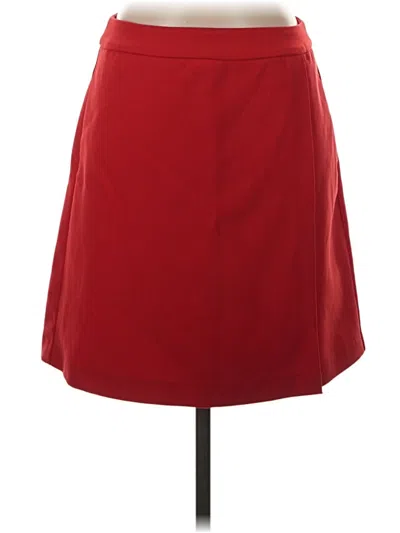 Pre-owned Halogen Casual Skirt In Red