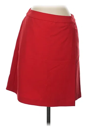 Pre-owned Halogen Casual Skirt In Red