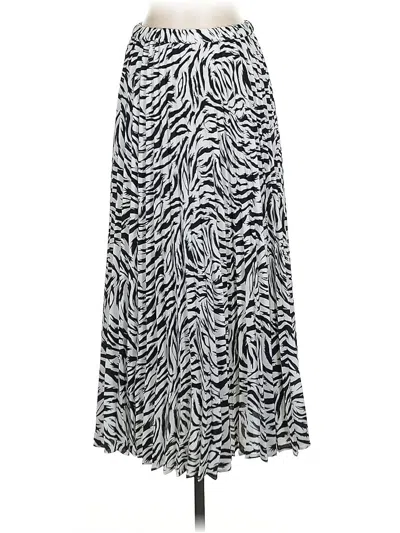 Pre-owned Halogen Casual Skirt In Silver