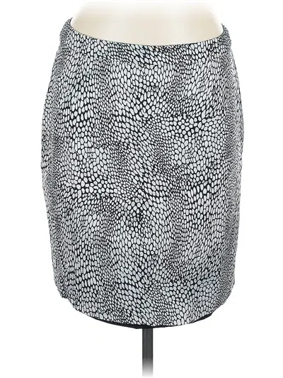 Pre-owned Halogen Casual Skirt In Silver