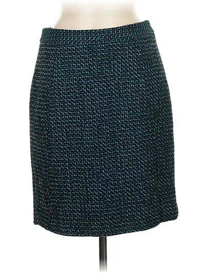 Pre-owned Halogen Casual Skirt In Teal