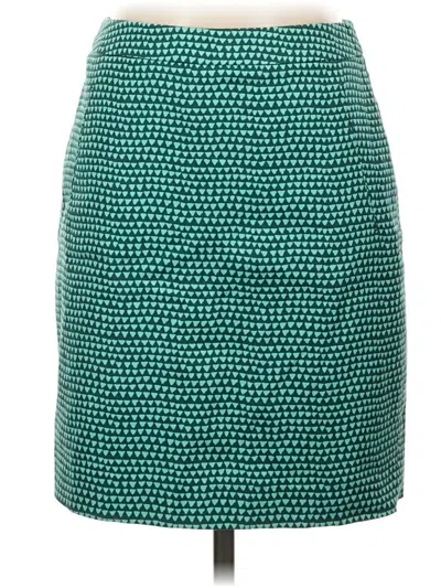 Pre-owned Halogen Casual Skirt In Teal