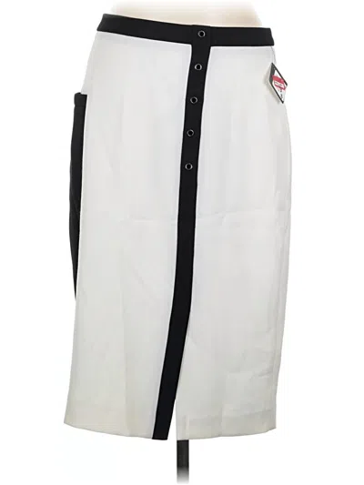 Pre-owned Halogen Casual Skirt In White