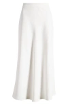 Halogen Center Seam Midi Skirt In Bright White