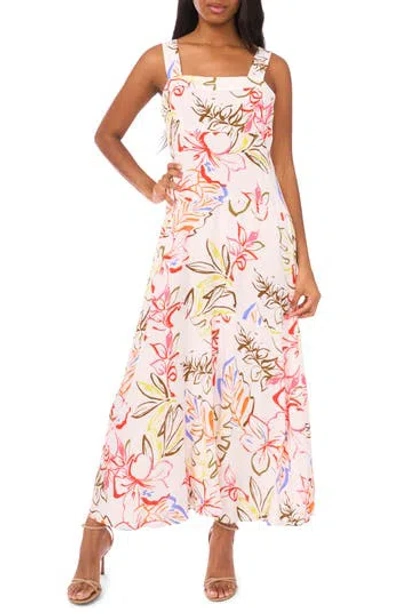 Halogen ® Challis Smocked Sundress In White