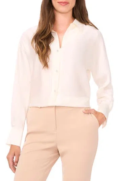 Halogen ® Charmeuse Button-up Shirt In Pink