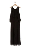 Halogen ® Chiffon Halter Jumpsuit In Rich Black